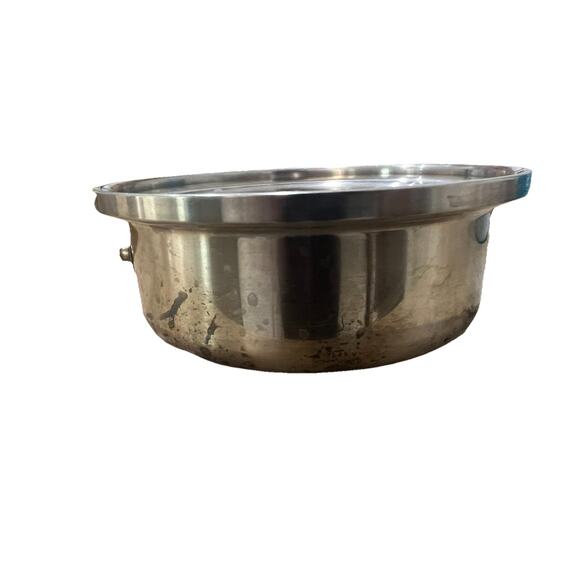 Amway Queen Multi-Ply 18 8 Stainless Steel 6.75" Pan Skillet MISSING HANDLE USA - Picture 3 of 7